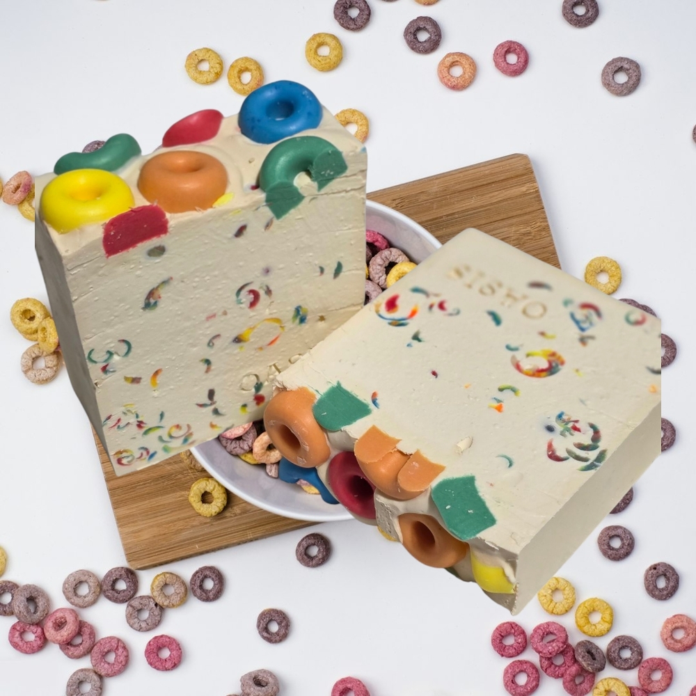 2 Tallow Fruitloops Bar Soap